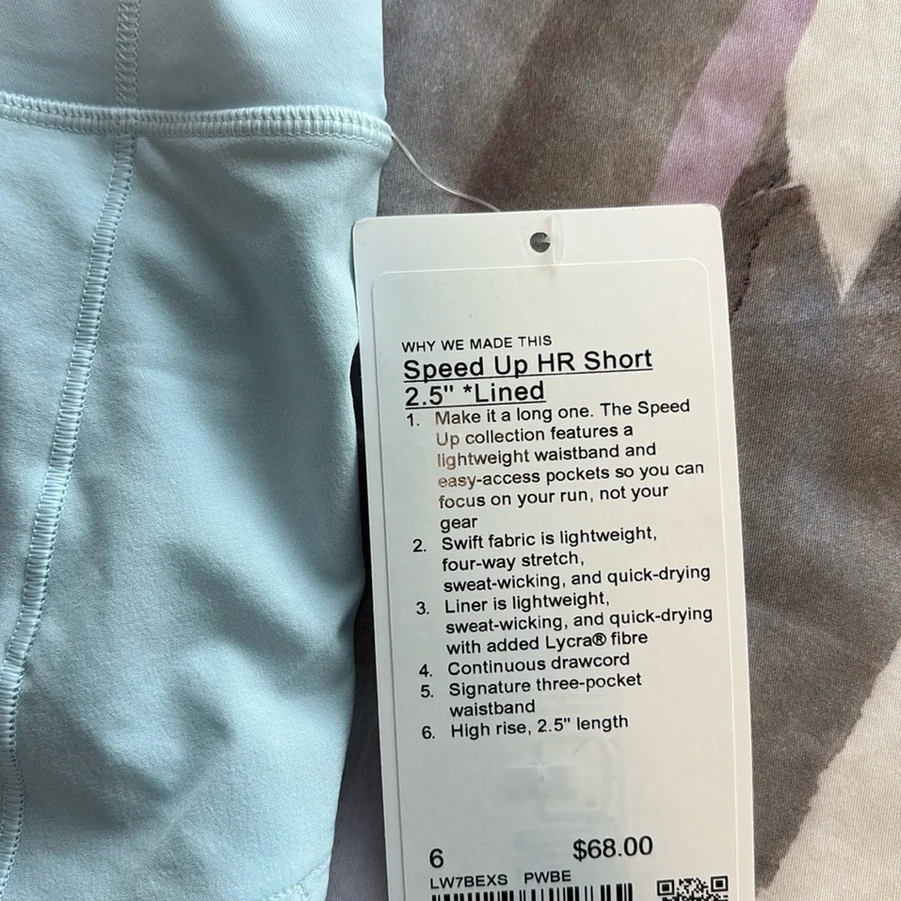 NEW Lululemon Speed Up HR Short 2.5” Lined - Picture 5 of 8